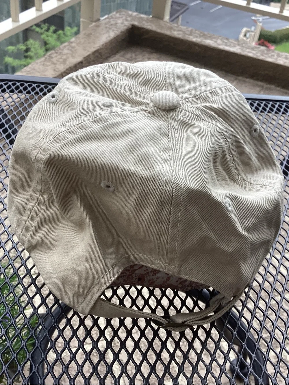 The Classic Khaki Cap with Red Embroidered 